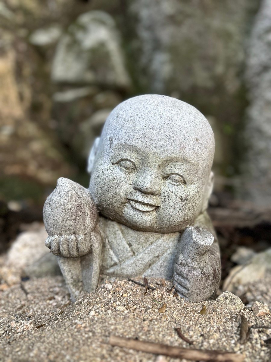 Jardín zen con rocas